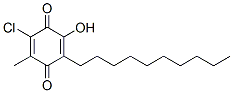 3-chloro-5-hydroxy-2-methyl-6-decyl-1,4-benzoquinone CAS#: 120559-62-8