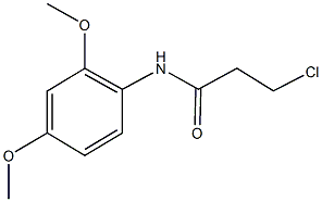 3-chloro-N-(2,4-dimethoxyphenyl)propanamide CAS#: 349097-71-8