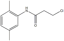 3-chloro-N-(2,5-dimethylphenyl)propanamide CAS#: 39494-07-0