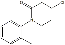 3-chloro-N-ethyl-N-(2-methylphenyl)propanamide CAS#: 349098-11-9