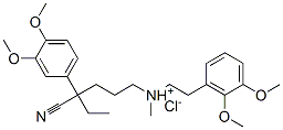 (+)-[3-cyano-3-(3,4-dimethoxyphenyl)hex-6-yl](5,6-dimethoxyphenethyl)methylammonium chloride CAS#: 38176-02-2