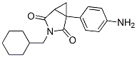 3-(cyclohexylmethyl)-1-(4-aminophenyl)-3-azabicyclo(3.1.0)hexane-2,4-dione CAS#: 133986-32-0