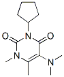 3-cyclopentyl-5-dimethylamino-1,6-dimethyl-pyrimidine-2,4-dione CAS#: 32150-39-3