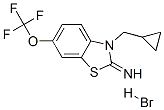 3-(cyclopropylmethyl)-6-(trifluoromethoxy)benzothiazol-2-imine hydrobr omide CAS#: 130997-66-9