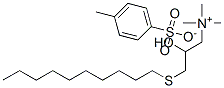 [3-(decylthio)-2-hydroxypropyl]trimethylammonium p-toluenesulphonate CAS#: 3663-99-8