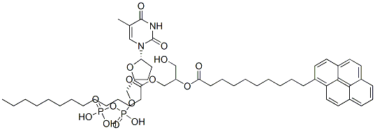 3'-deoxythymidine diphosphate 1-myristoyl-2-(10-pyren-1-yl-decanoyl)glycerol CAS#: 141848-06-8