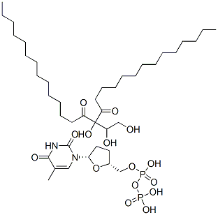 3'-deoxythymidine diphosphate dimyristoylglycerol CAS#: 139701-76-1