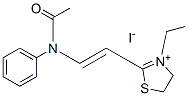 3-ethyl-2-[2-(N-phenylacetamido)vinyl]-4,5-dihydrothiazolium iodide CAS#: 41682-04-6