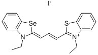 3-ethyl-2-[3-(3-ethyl-3H-benzoselenazol-2-ylidene)prop-1-enyl]benzothiazolium iodide CAS#: 32835-32-8