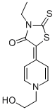3-ethyl-5-[1-(2-hydroxyethyl)-4(1H)-pyridylidene]rhodanine CAS#: 32112-80-4