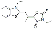 3-ethyl-5-[2-(3-ethyl-(3H)-benzothiazol-2-ylidene)-1-methylethylidene]-2-thioxooxazolidine-4-one CAS#: 3024-56-4