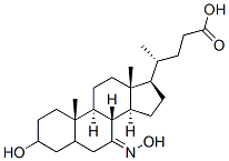 3-hydroxy-7-(hydroxyimino)cholanic acid CAS#: 131204-64-3