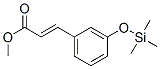 3-[m-[(Trimethylsilyl)oxy]phenyl]propenoic acid methyl ester CAS#: 32342-00-0