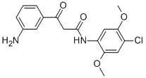 3-(m-aminophenyl)-N-(4-chloro-2,5-dimethoxyphenyl)-3-oxopropionamide CAS#: 31522-24-4