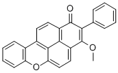 3-methoxy-2-phenyl-1H-naphtho[2,1,8-mna]xanthen-1-one CAS#: 34453-37-7