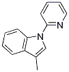 3-methyl-1-pyridin-2-yl-1H-indole CAS#: 116359-75-2