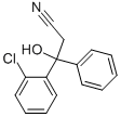 3-(o-chlorophenyl)-3-hydroxy-3-phenylpropiononitrile CAS#: 35173-29-6