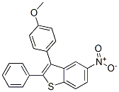 3-(p-Methoxyphenyl)-5-nitro-2-phenylbenzo[b]thiophene CAS#: 36266-70-3