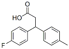 3-(p-fluorophenyl)-3-(p-tolyl)propionic acid CAS#: 390-43-2