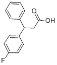 3-(p-fluorophenyl)-3-phenylpropionic acid CAS#: 362-86-7