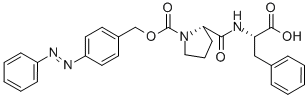 3-phenyl-N-[1-[[[4-(phenylazo)phenyl]methoxy]carbonyl]-L-prolyl]-L-alanine CAS#: 35242-80-9
