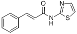 3-phenyl-N-(1,3-thiazol-2-yl)acrylamide CAS#: 300829-00-9