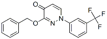 3-phenylmethoxy-1-[3-(trifluoromethyl)phenyl]pyridazin-4-one CAS#: 146824-83-1
