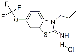 3-propyl-6-(trifluoromethoxy)benzothiazol-2-imine hydrochloride CAS#: 130997-63-6