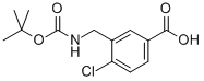 3-{[(tert-Butoxycarbonyl)amino]methyl}-4-chlorobenzoic acid CAS#: 153346-57-7