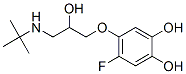 3-(tert-butylamino)-1-(3,4-dihydroxy-6-fluorophenoxy)-2-propanol CAS#: 132178-19-9