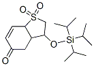 3-triisopropylsiloxy-2,3,3a,7a-tetrahydrobenzo(b)thiophen-5(4H)-one 1,1-dioxide CAS#: 127486-98-0