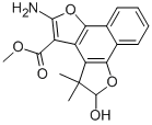 2-Amino-4,5-dihydro-5-hydroxy-4,4-dimethyl-naphtho[1,2-b:4,3-b'']difuran-3-carboxylic acid methyl ester CAS#: 30119-42-7