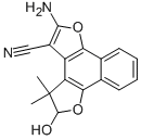 2-Amino-4,5-dihydro-5-hydroxy-4,4-dimethyl-naphtho[1,2-b:4,3-b'']difuran-3-carbonitrile CAS#: 30119-49-4