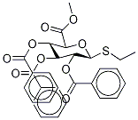Ethyl 2,3,4-Tri-O-benzoyl-β-D-thioglucopyranosiduronic Acid Methyl Ester CAS#: 302965-09-9