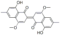 4,4'-Dimethoxy-6,6'-dimethyl-8,8'-dihydroxy-Δ2,2'(1H,1'H)-binaphthalene-1,1'-dione CAS#: 31241-57-3