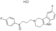 4'-FLUORO-4-(8-FLUORO-1,3,4,5-TETRAHYDRO-2H-PYRIDOó4,3-B]INDOL-2-YL)BUTYROPHENONEHCL,99% CAS#: 31540-62-2
