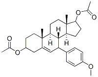 3,17-Dihydroxy-7-(4-methoxyphenyl)-androst-5-ene 3,17-diacetate CAS#: 168412-87-1