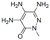 3(2H)-Pyridazinone, 4,5,6-triamino-2-methyl- CAS#: 132635-22-4