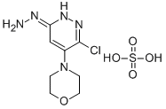 3(2H)-Pyridazinone, 6-chloro-5-(4-morpholinyl)-, hydrazone, sulfate (1 :1) CAS#: 37117-61-6