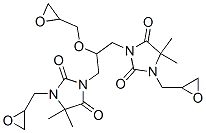 3,3'-[2-(oxiranylmethoxy)propane-1,3-diyl]bis[5,5-dimethyl-1-(oxiranylmethyl)imidazolidine-2,4-dione] CAS#: 38304-52-8