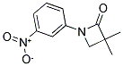 3,3-DIMETHYL-1-(3-NITROPHENYL)-2-AZETANONE CAS#: 34449-03-1