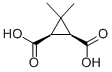3,3 DIMETHYL CIS 1,2 CYCLOPROPANE DICARBOXYLIC ACID CAS#: 497-42-7