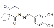 3,3-Diethyl-1-[(3,4-dihydroxybenzylidene)amino]-5-methyl-2,4-piperidinedione CAS#: 39844-59-2