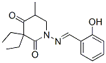 3,3-Diethyl-1-[(o-hydroxybenzylidene)amino]-5-methyl-2,4-piperidinedione CAS#: 39844-58-1