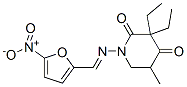 3,3-Diethyl-5-methyl-1-[(5-nitrofurfurylidene)amino]-2,4-piperidinedione CAS#: 39844-63-8