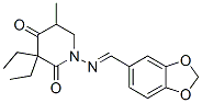 3,3-Diethyl-5-methyl-1-(piperonylideneamino)-2,4-piperidinedione CAS#: 39844-61-6