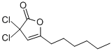3,3-dichloro-5-hexyldihydrofuran-2(3H)-one CAS#: 34619-36-8