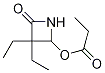3,3-diethyl-4-oxoazetidin-2-yl propionate CAS#: 142935-44-2