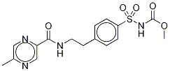 N-[4-[β-(5-Methylpyrazine-2-carboxaMido)ethyl]phenylsulfonyl]Methylurethane CAS#: 33288-74-3