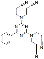 3,3',3'',3'''-(6-Phenyl-1,3,5-triazine-2,4-diyldinitrilo)tetrakis(propanenitrile) CAS#: 3786-23-0